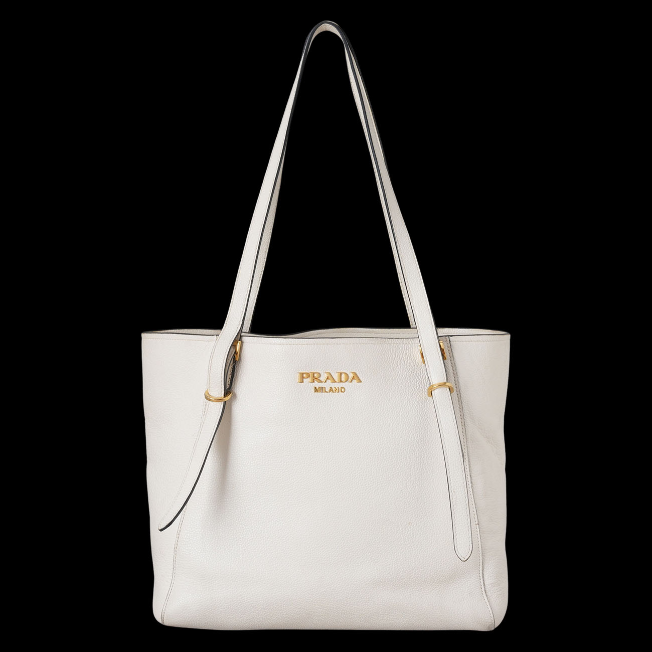PRADA(USED)프라다 1BG301 비텔로 그레인 쇼퍼백