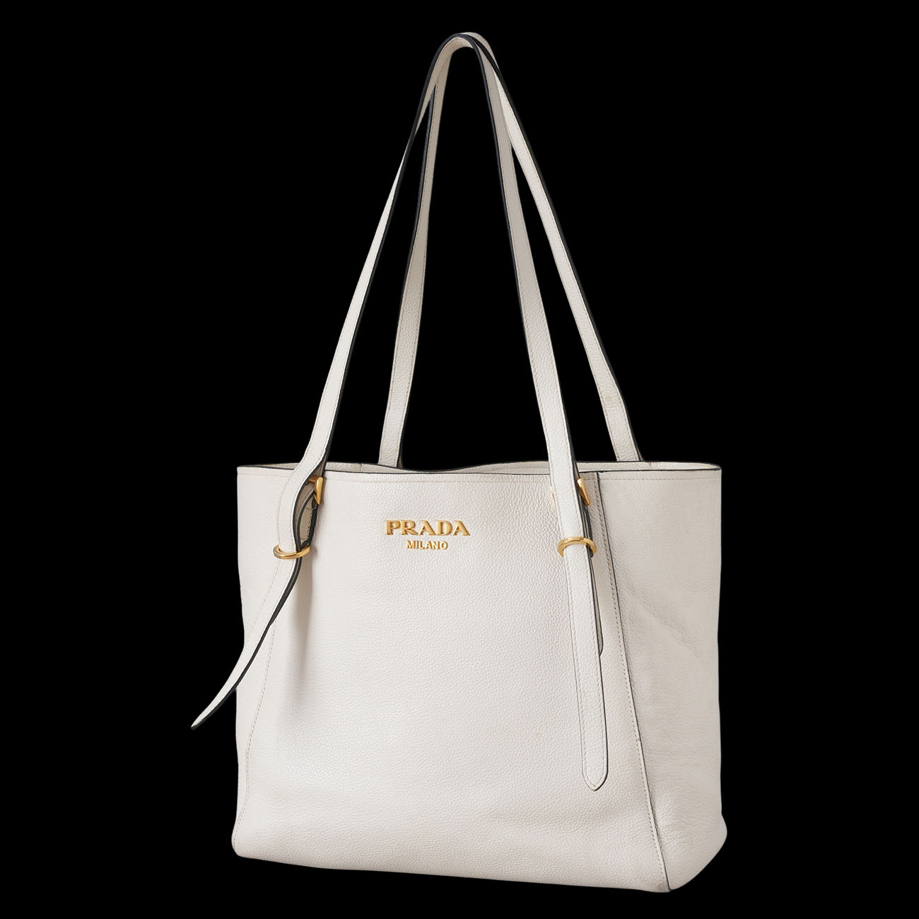 PRADA(USED)프라다 1BG301 비텔로 그레인 쇼퍼백