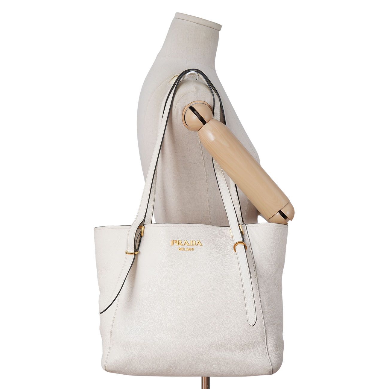 PRADA(USED)프라다 1BG301 비텔로 그레인 쇼퍼백