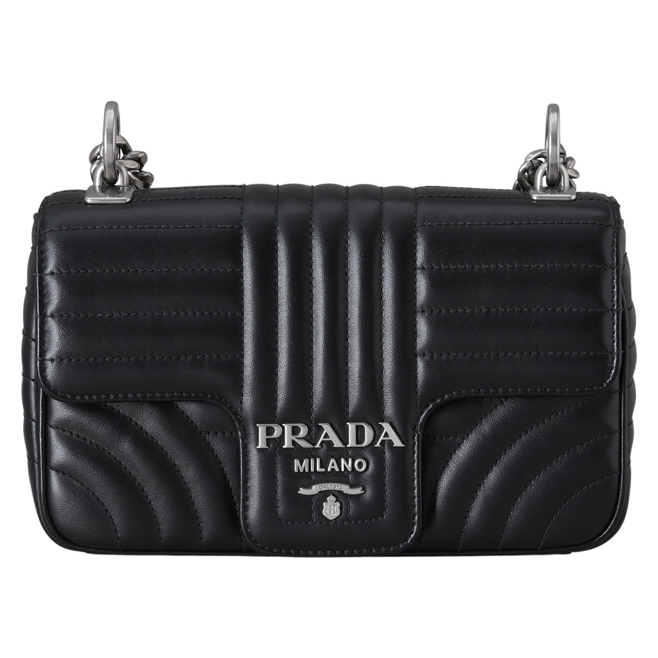 PRADA(USED)프라다 1BD107 다이아그램 체인 숄더백