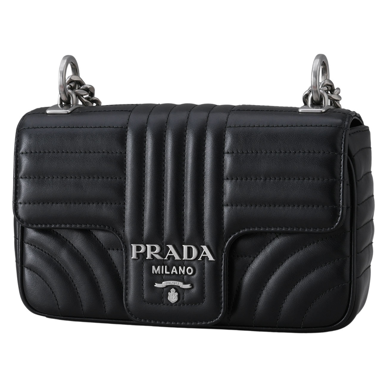 PRADA(USED)프라다 1BD107 다이아그램 체인 숄더백