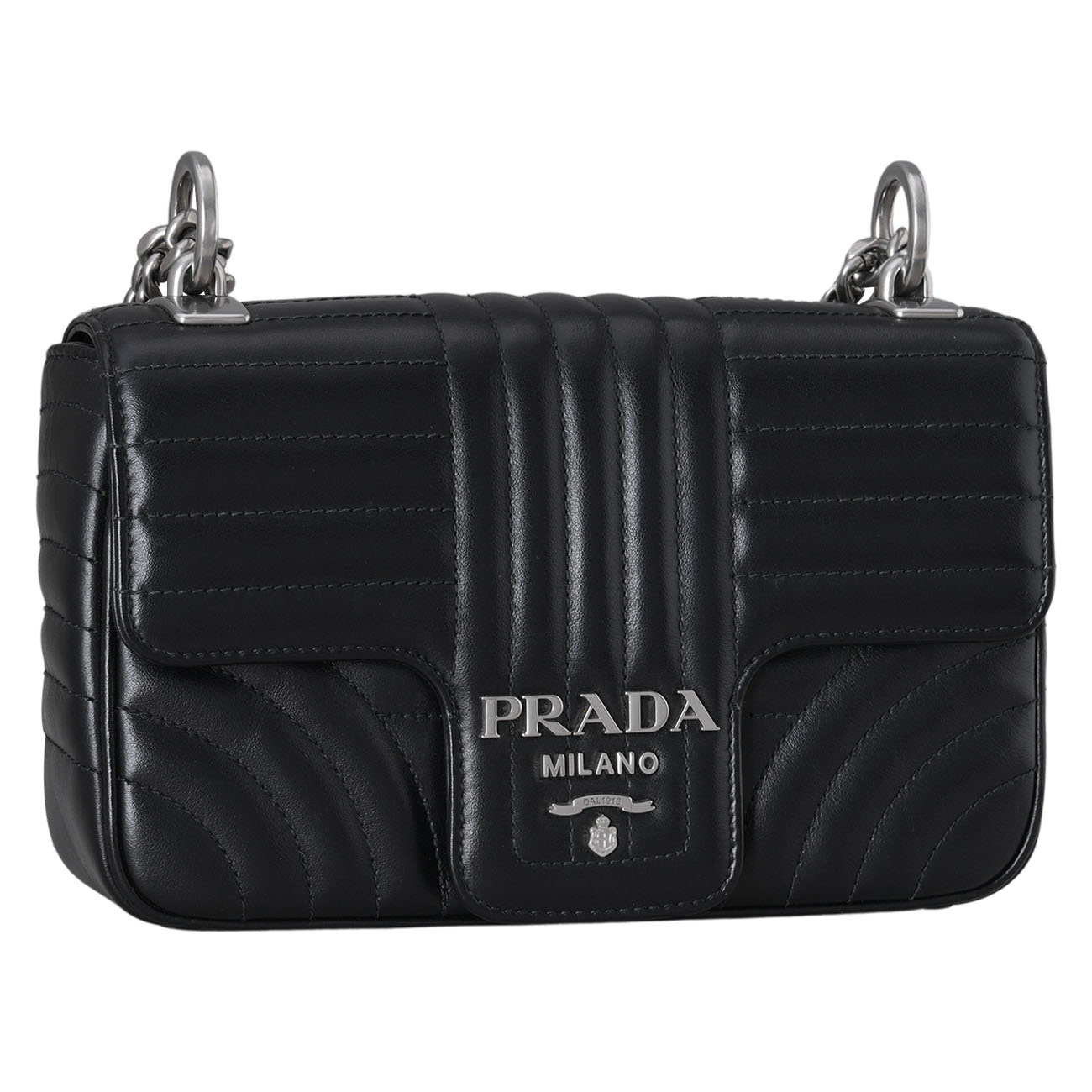 PRADA(USED)프라다 1BD107 다이아그램 체인 숄더백