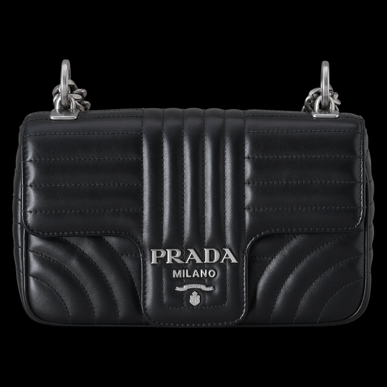 PRADA(USED)프라다 1BD107 다이아그램 체인 숄더백