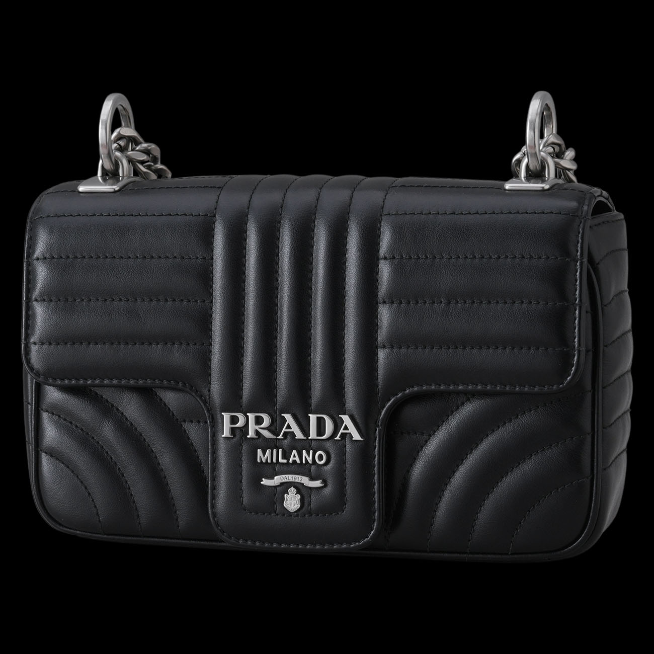 PRADA(USED)프라다 1BD107 다이아그램 체인 숄더백