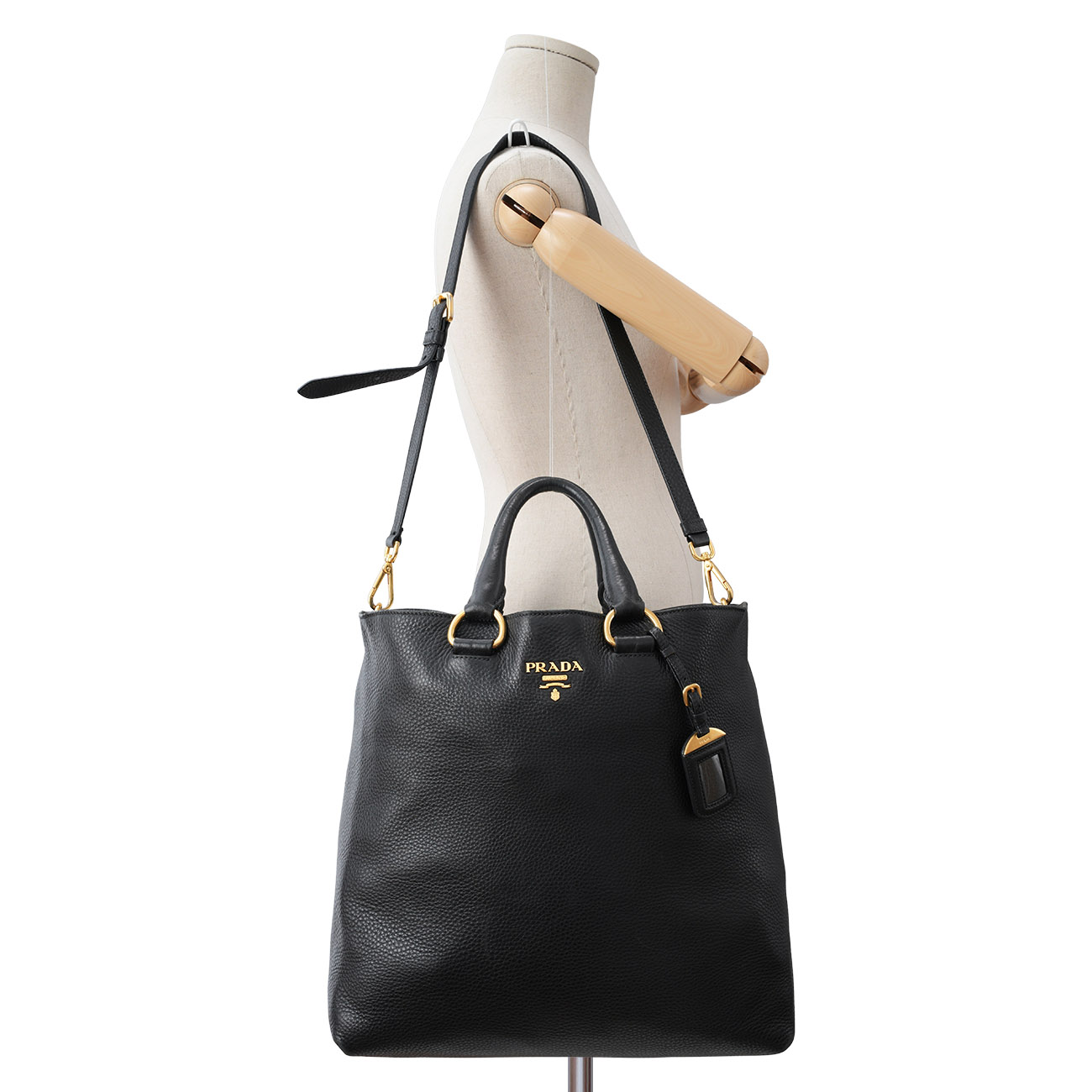 PRADA(USED)프라다 비텔로 다이노 토트 겸 숄더백