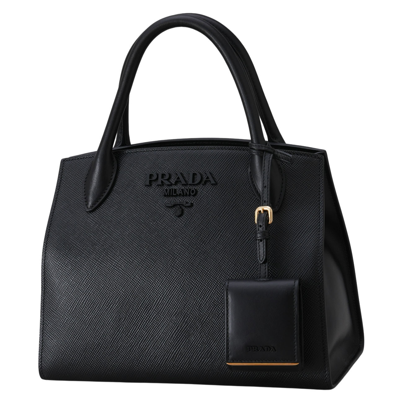 PRADA(USED)프라다 사피아노 모노크롬 스몰 토트백