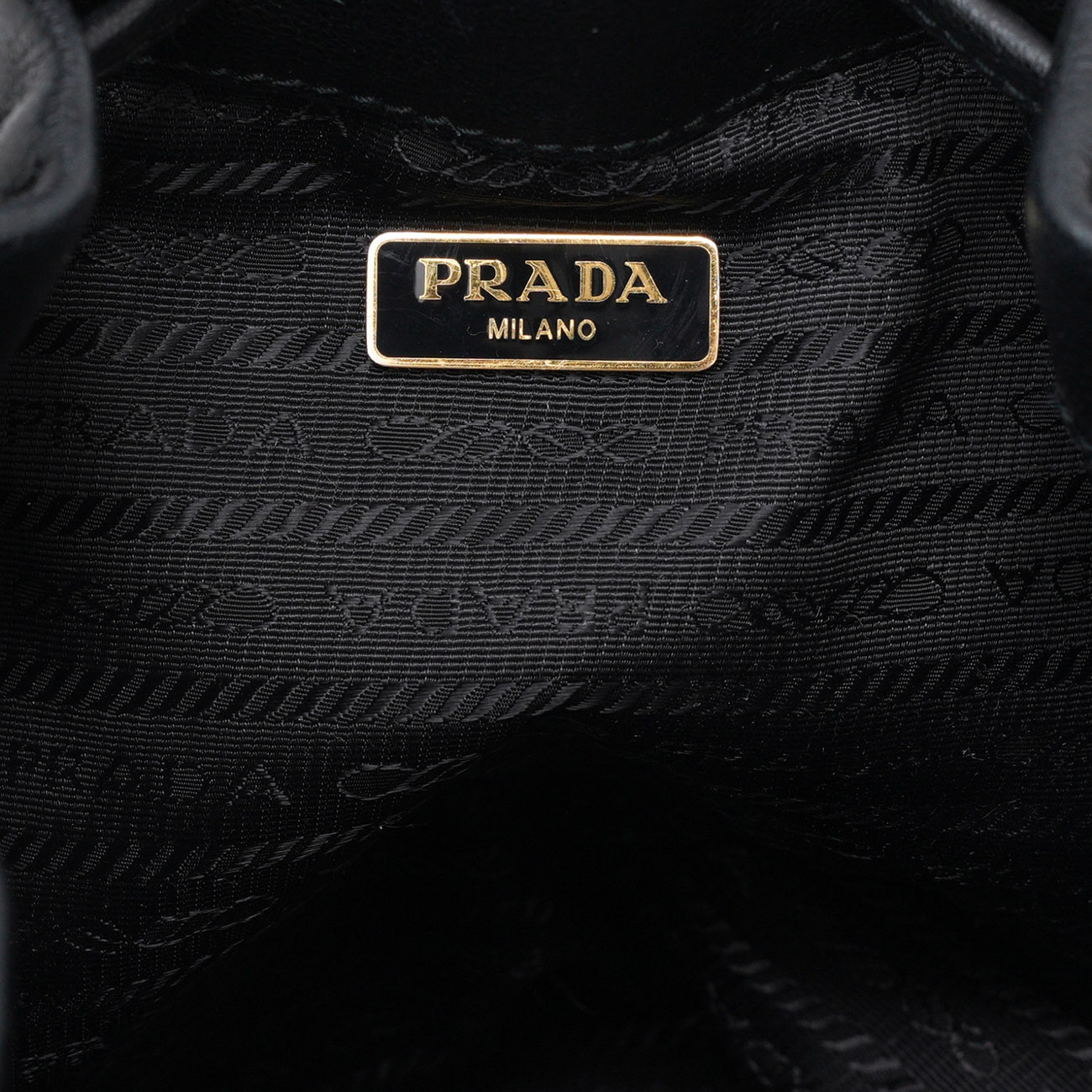 PRADA(USED)프라다 1BH038 레더 버킷백