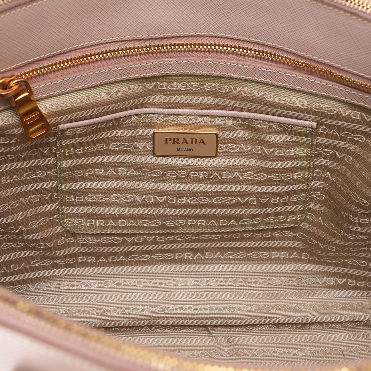 PRADA(USED)프라다 사피아노 럭스 토트겸 숄더백