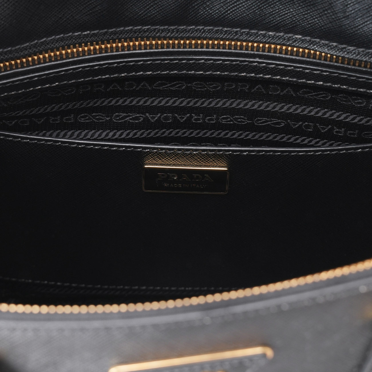 PRADA(USED)프라다 1BA274 사피아노 럭스백 블랙