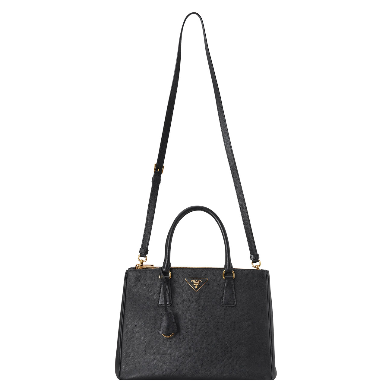 PRADA(USED)프라다 1BA274 사피아노 럭스백 블랙