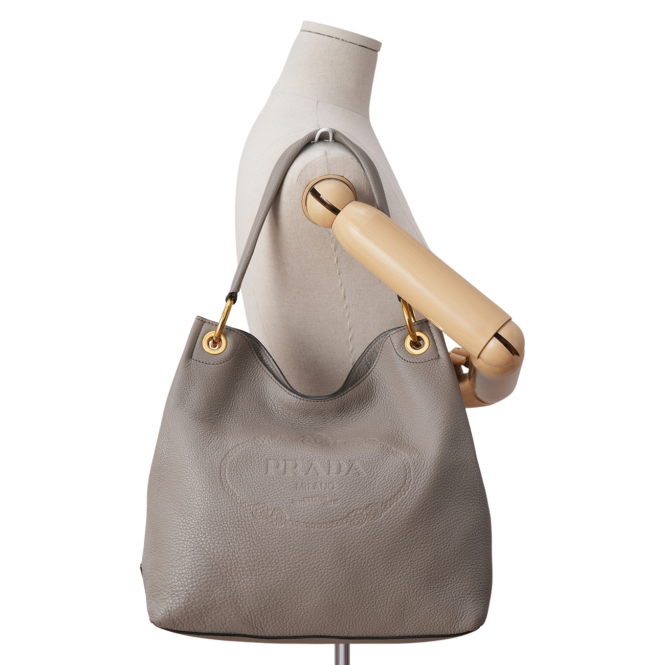 PRADA(USED)프라다 1BC051 비텔로 피닉스 호보