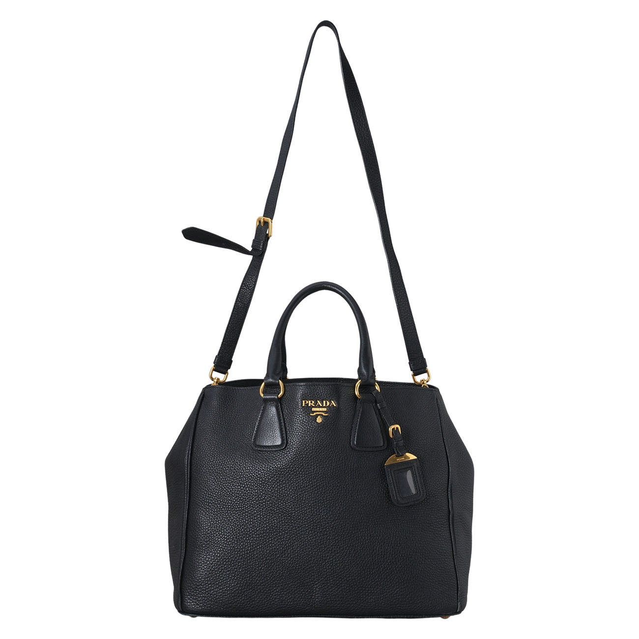 PRADA(USED)프라다 비텔로 토트겸 숄더백