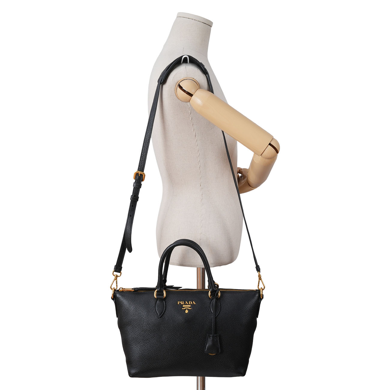 PRADA(USED)프라다 비텔로 토트겸 숄더백