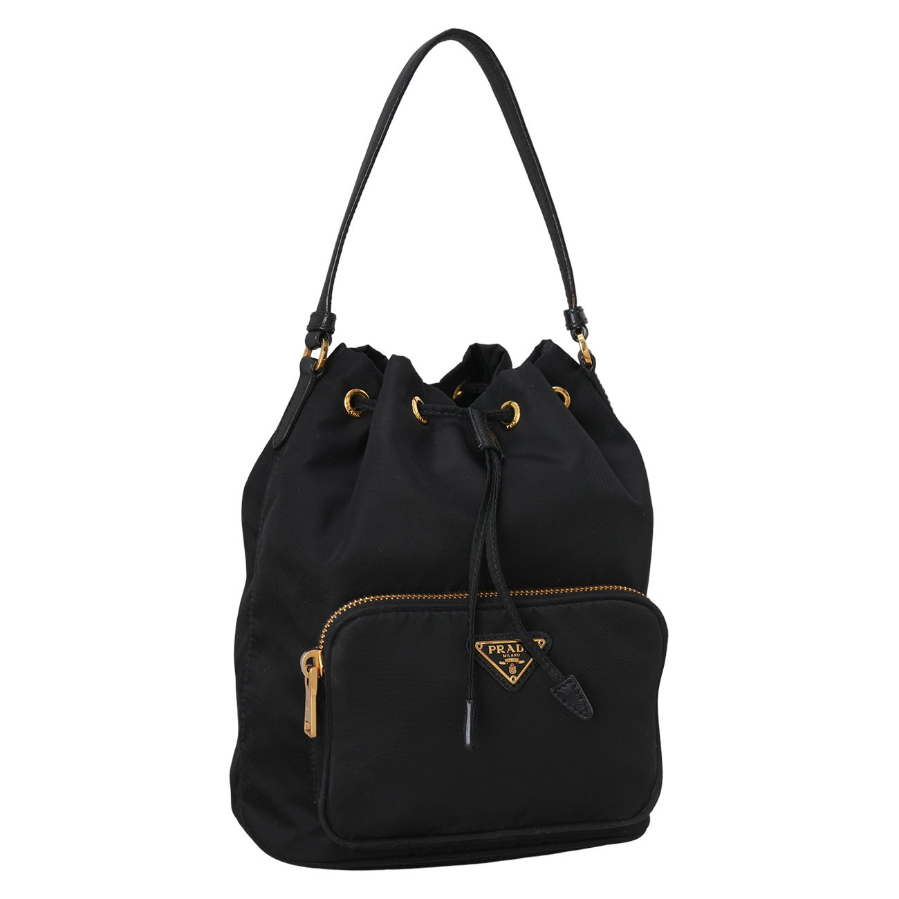 PRADA(USED)프라다 1BH038 리나일론 버킷백