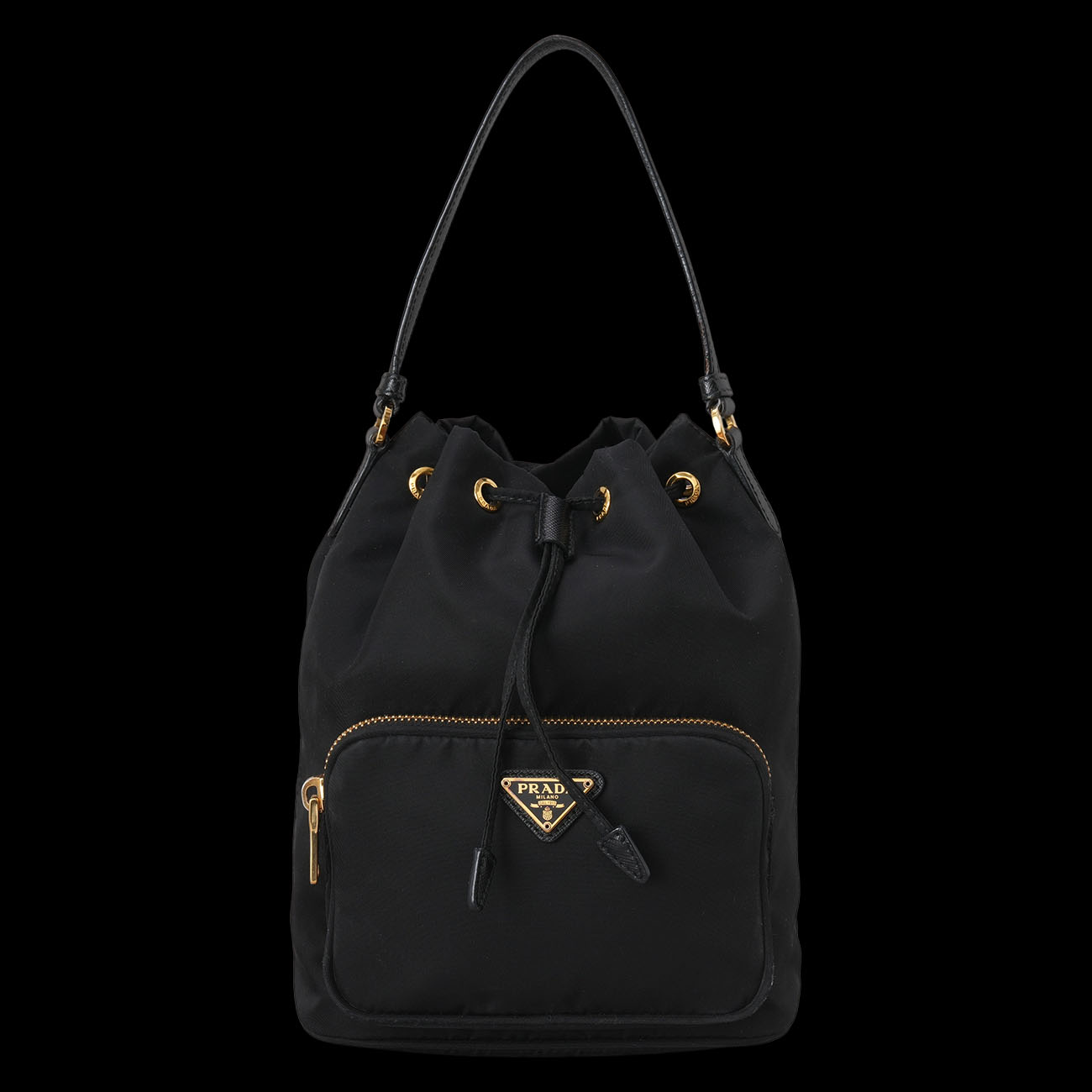 PRADA(USED)프라다 1BH038 리나일론 버킷백