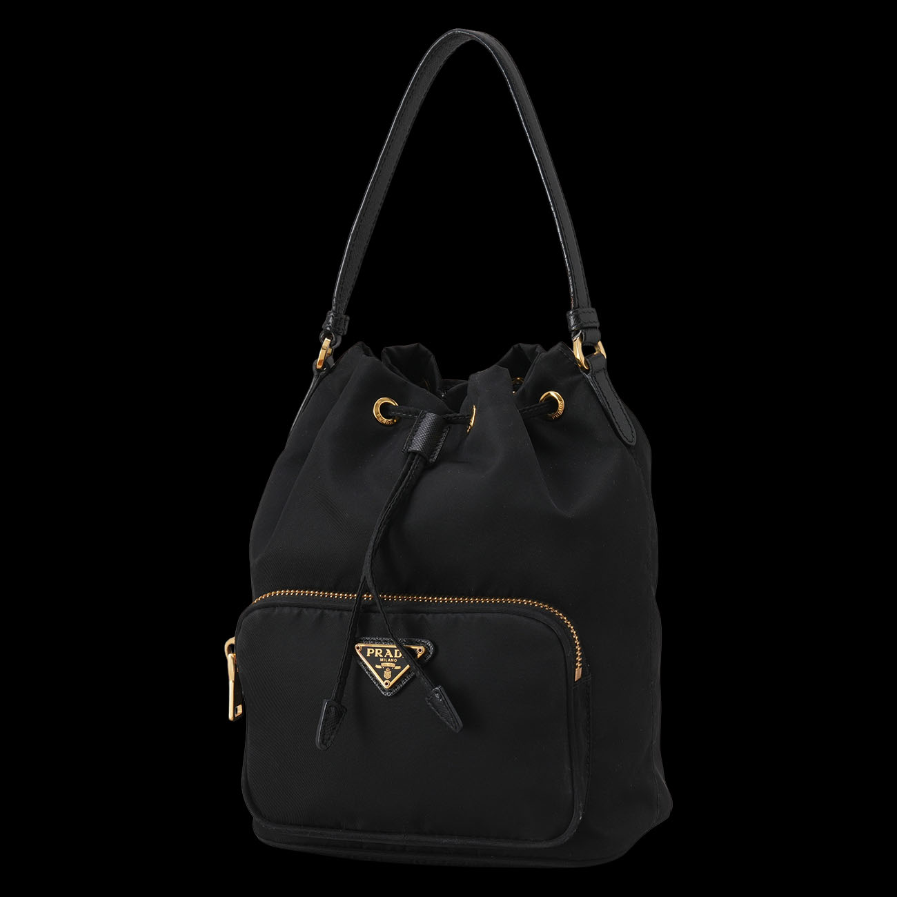 PRADA(USED)프라다 1BH038 리나일론 버킷백