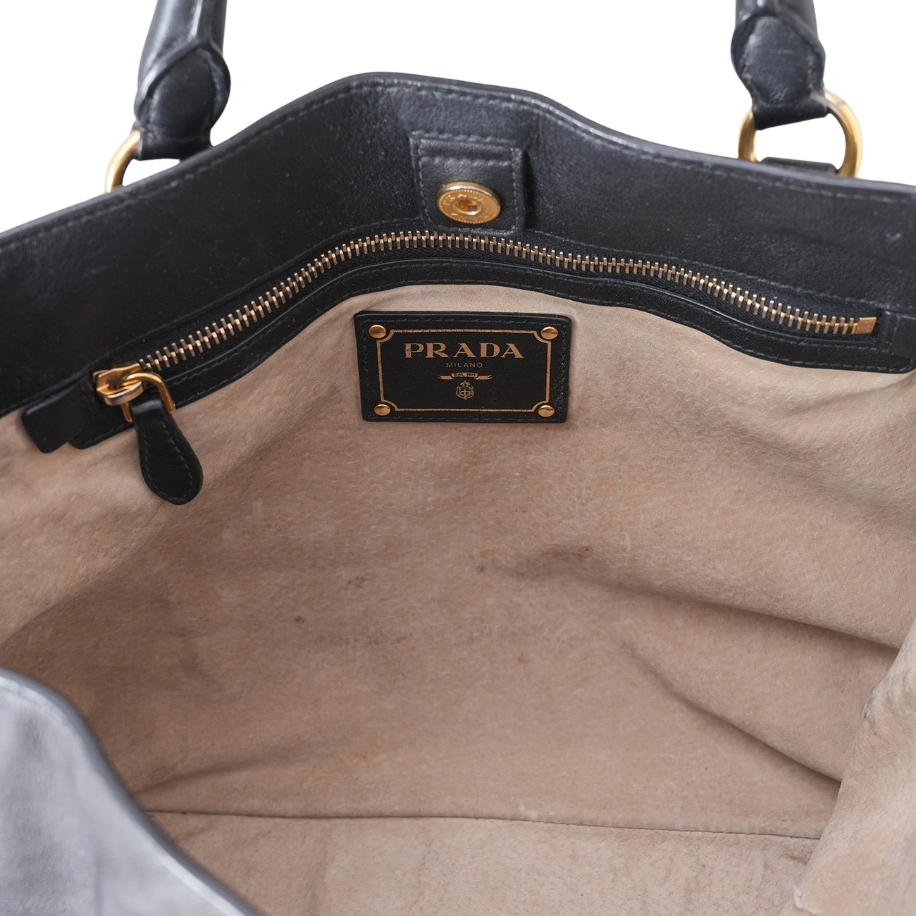 PRADA(USED)프라다 소프트 카프 토트숄더 BN1902