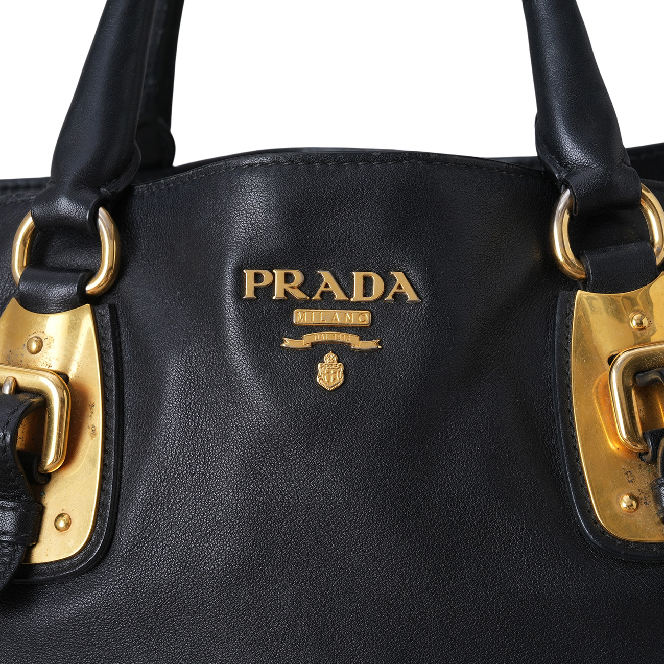PRADA(USED)프라다 소프트 카프 토트숄더 BN1902