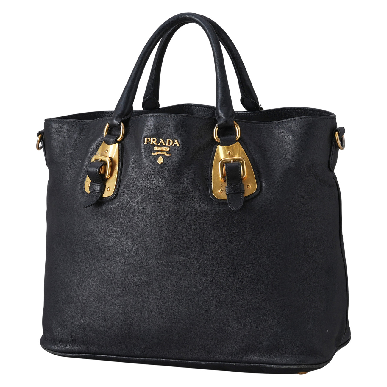 PRADA(USED)프라다 소프트 카프 토트숄더 BN1902