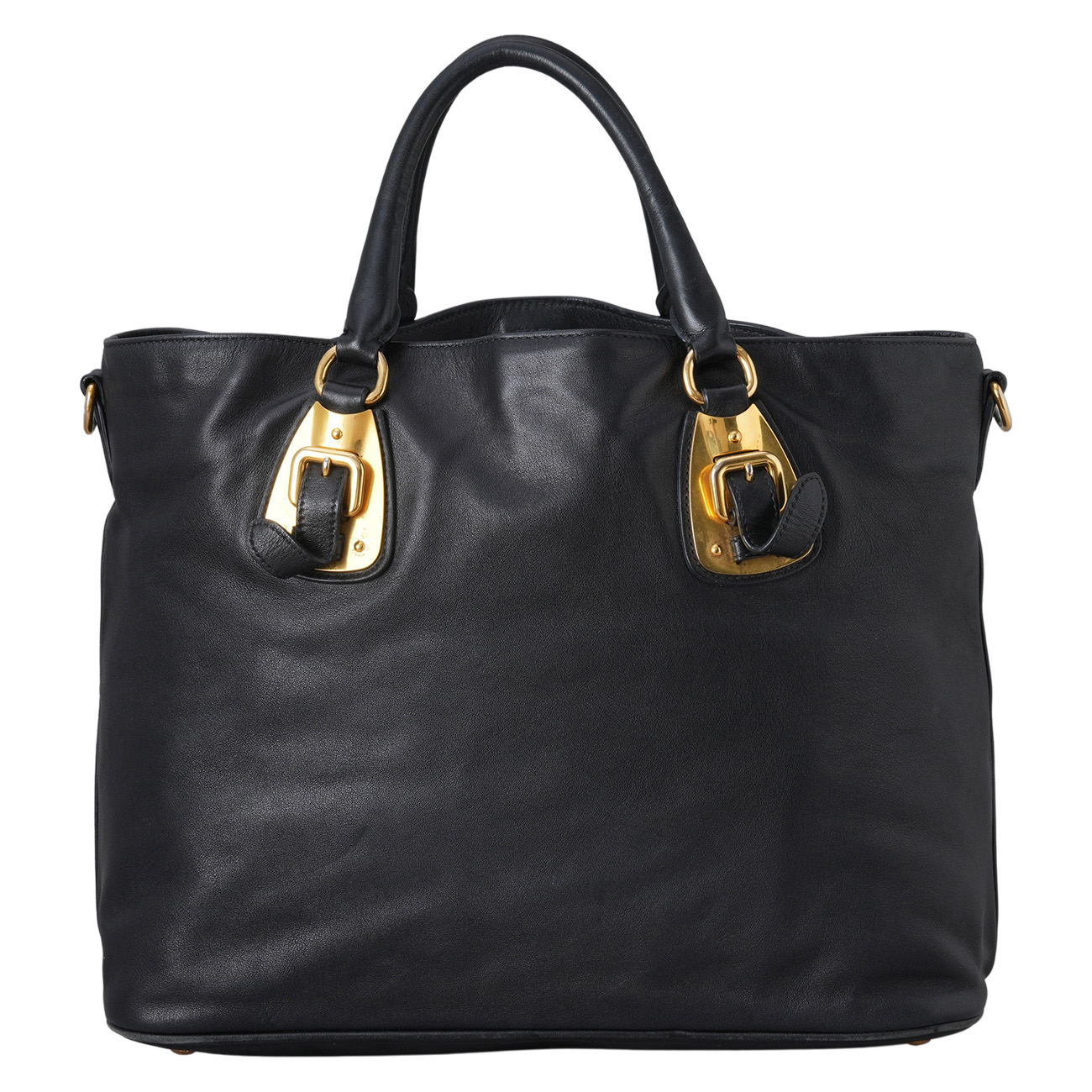 PRADA(USED)프라다 소프트 카프 토트숄더 BN1902