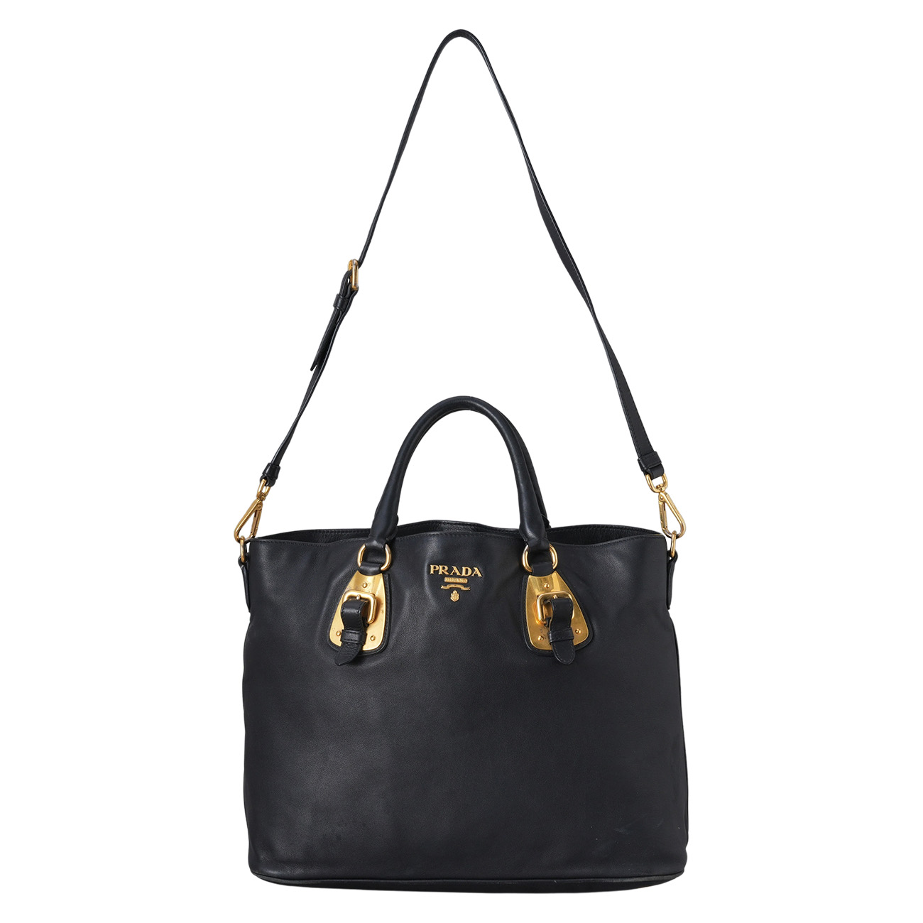 PRADA(USED)프라다 소프트 카프 토트숄더 BN1902