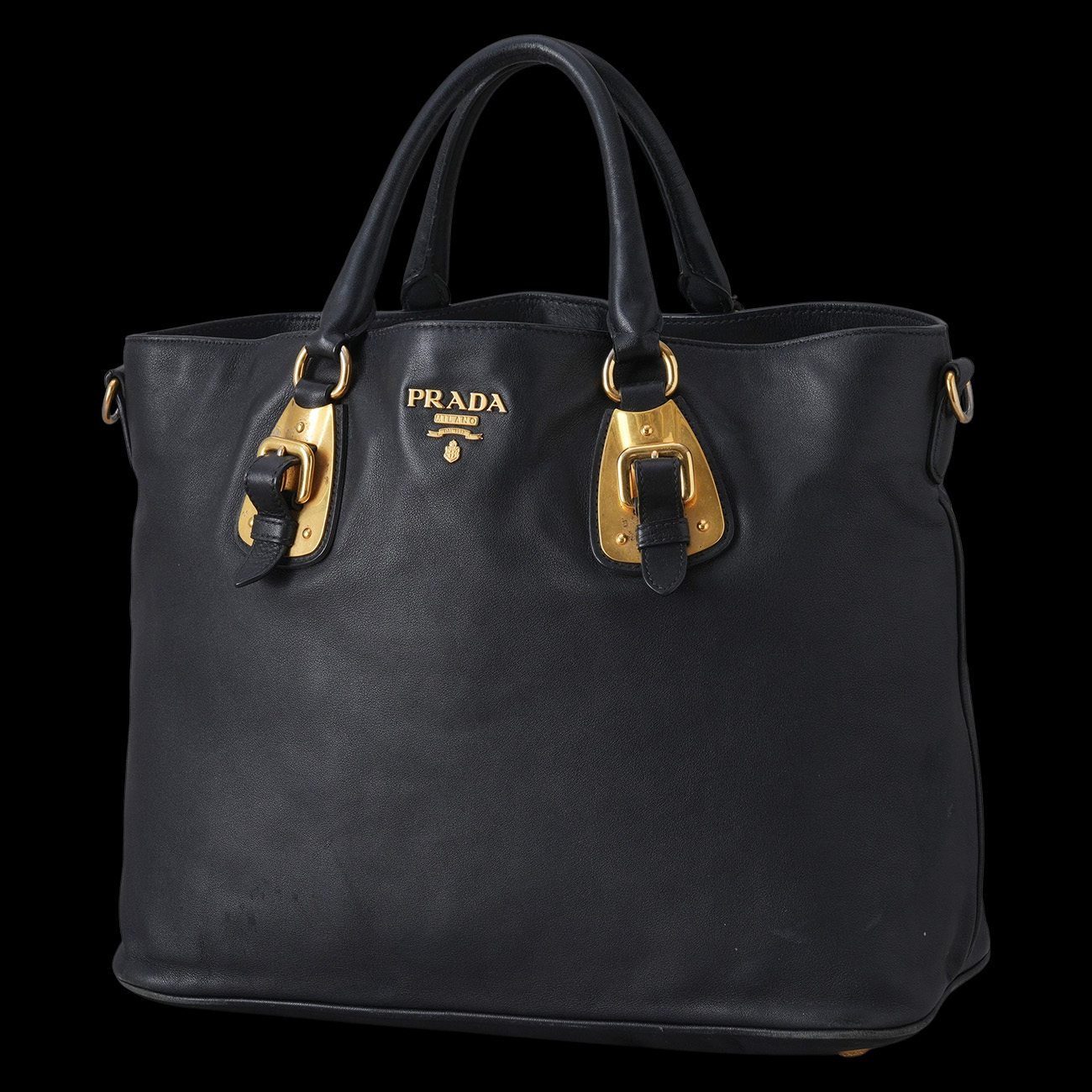 PRADA(USED)프라다 소프트 카프 토트숄더 BN1902