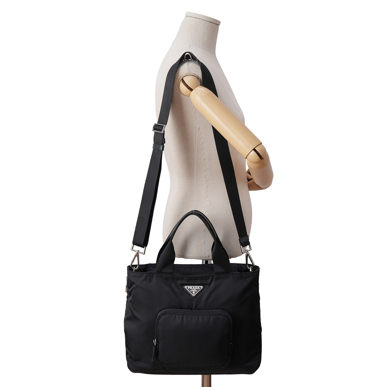 PRADA(USED)프라다 1BG354 리나일론 토트백