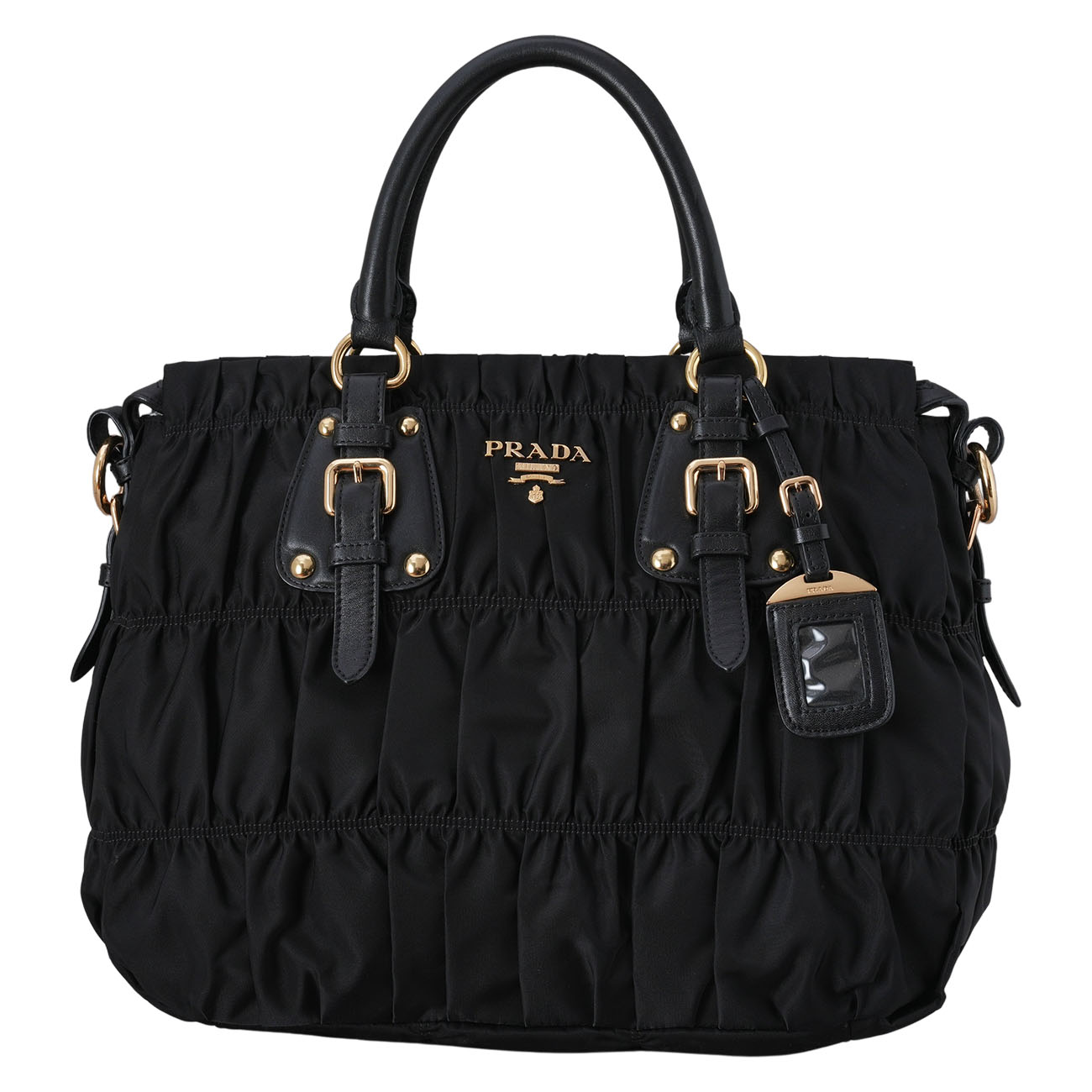 PRADA(USED)프라다 고프레 토트백
