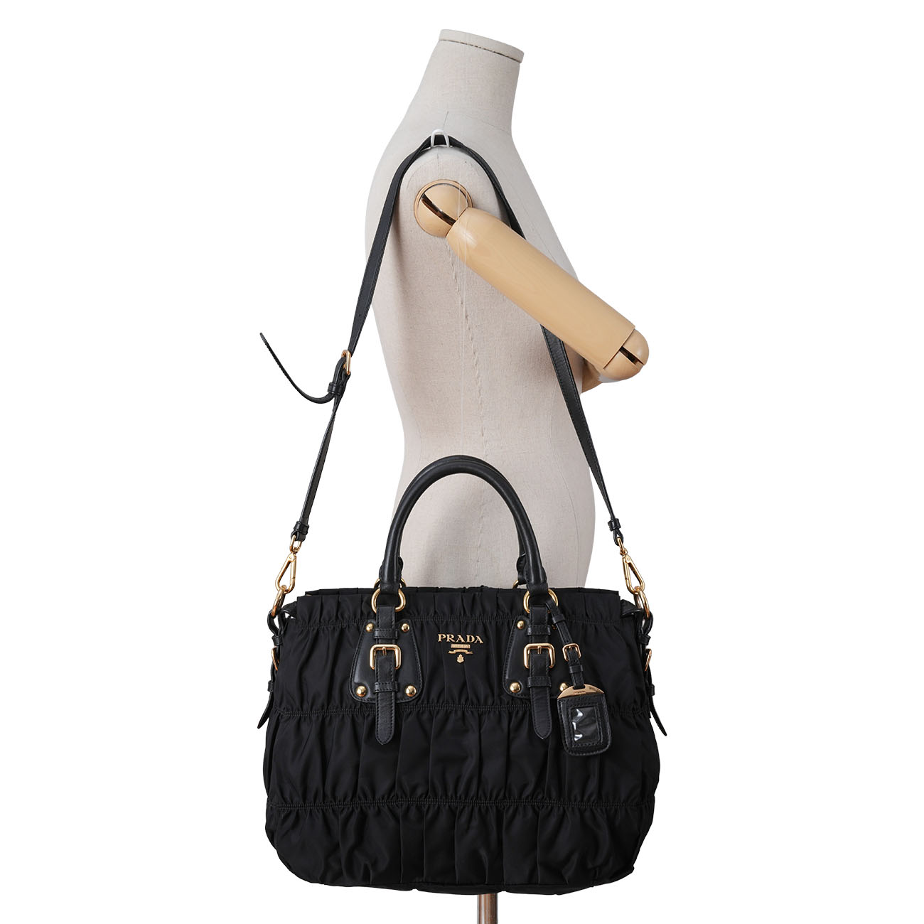 PRADA(USED)프라다 고프레 토트백