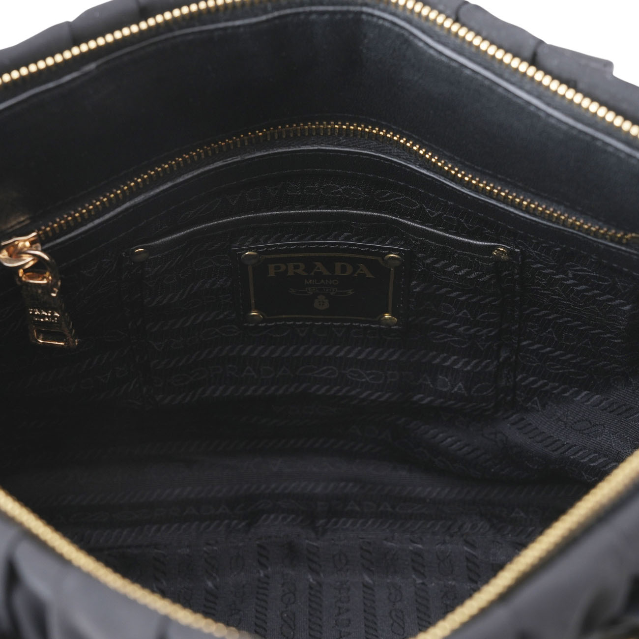 PRADA(USED)프라다 고프레 토트백