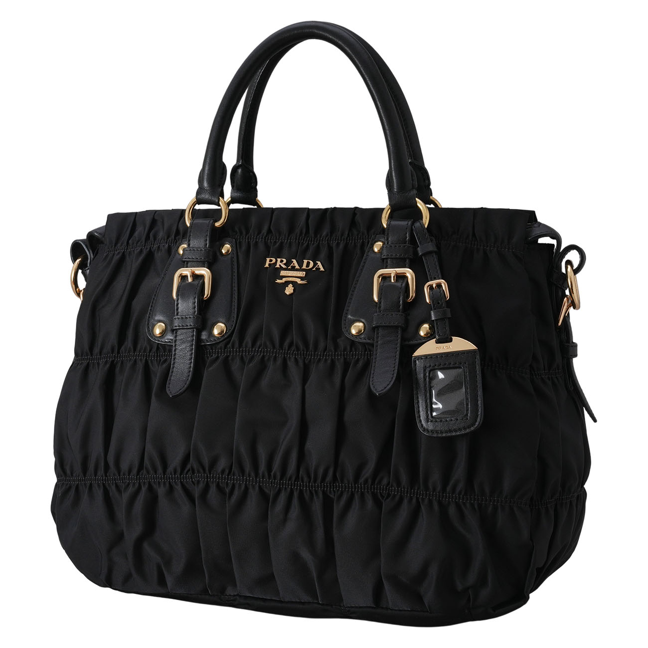 PRADA(USED)프라다 고프레 토트백