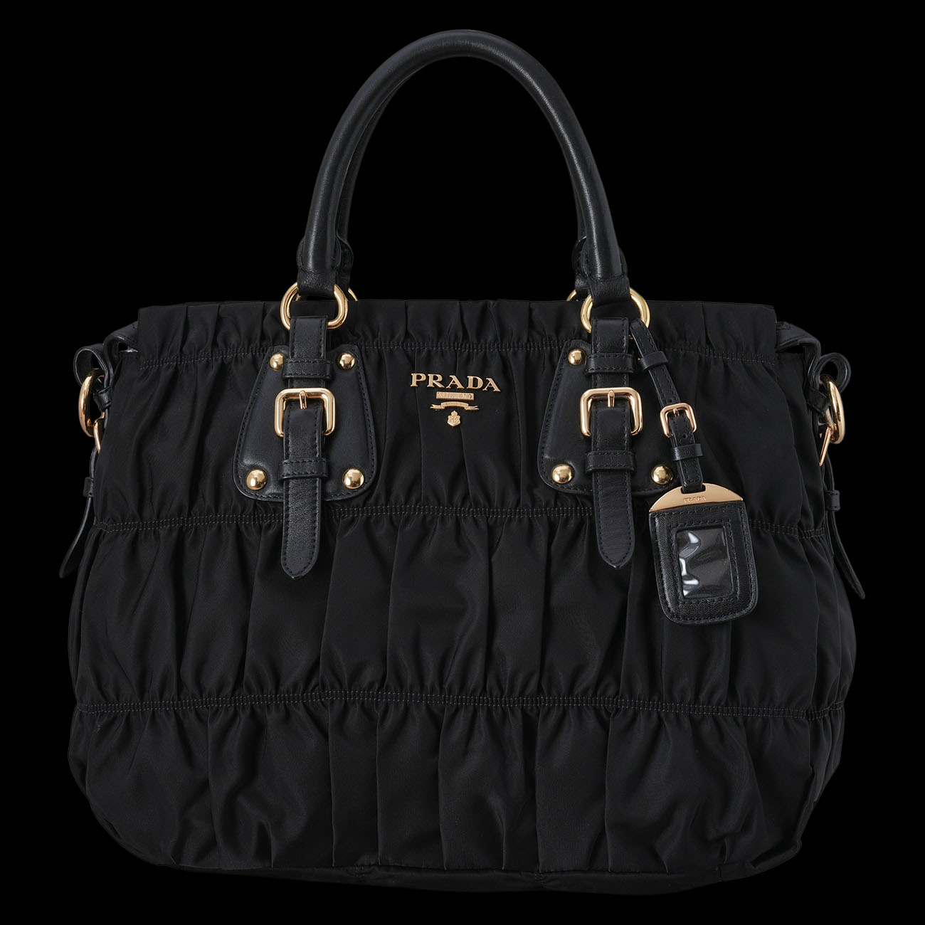 PRADA(USED)프라다 고프레 토트백