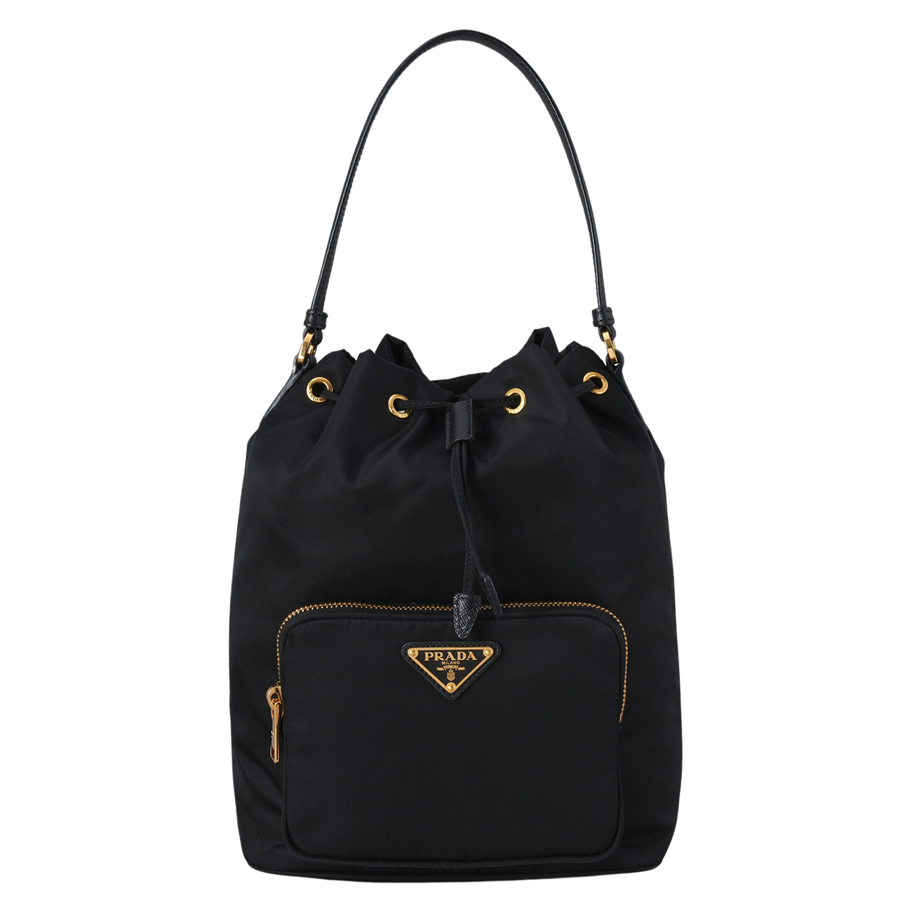 PRADA(USED)프라다 1BH097 나일론 버킷백