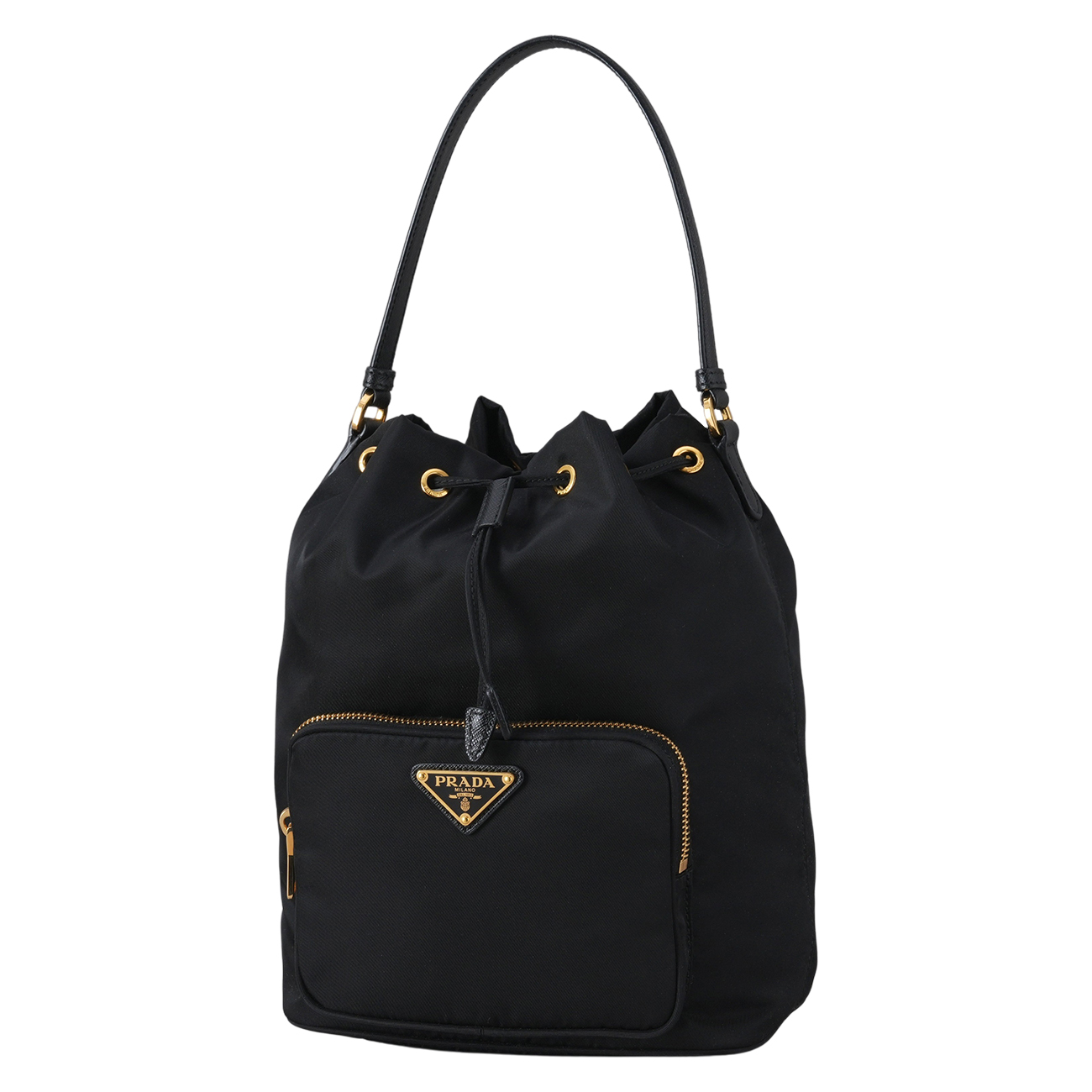 PRADA(USED)프라다 1BH097 나일론 버킷백