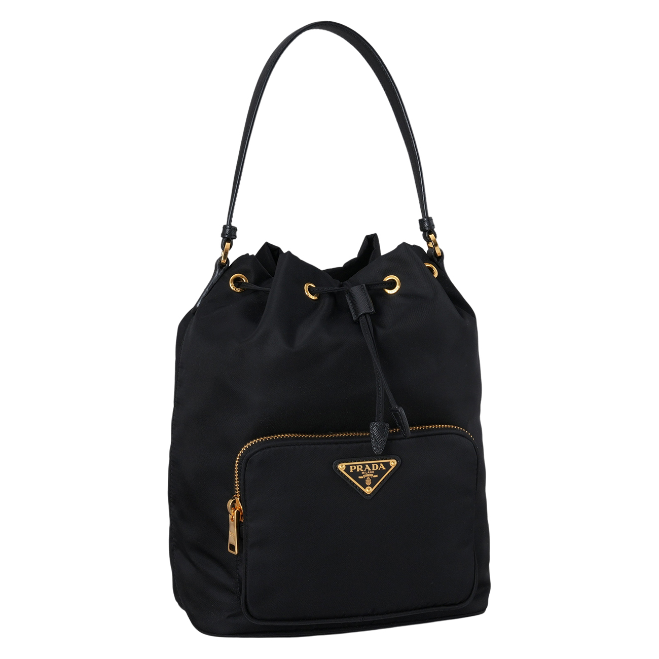 PRADA(USED)프라다 1BH097 나일론 버킷백