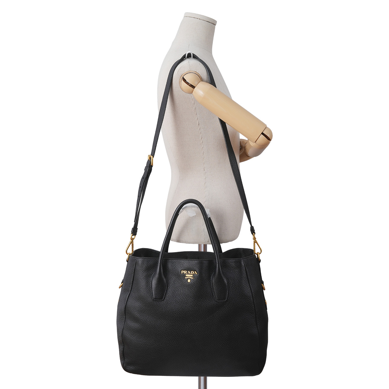 PRADA(USED)프라다 BN2537 비텔로 다이노 토트백