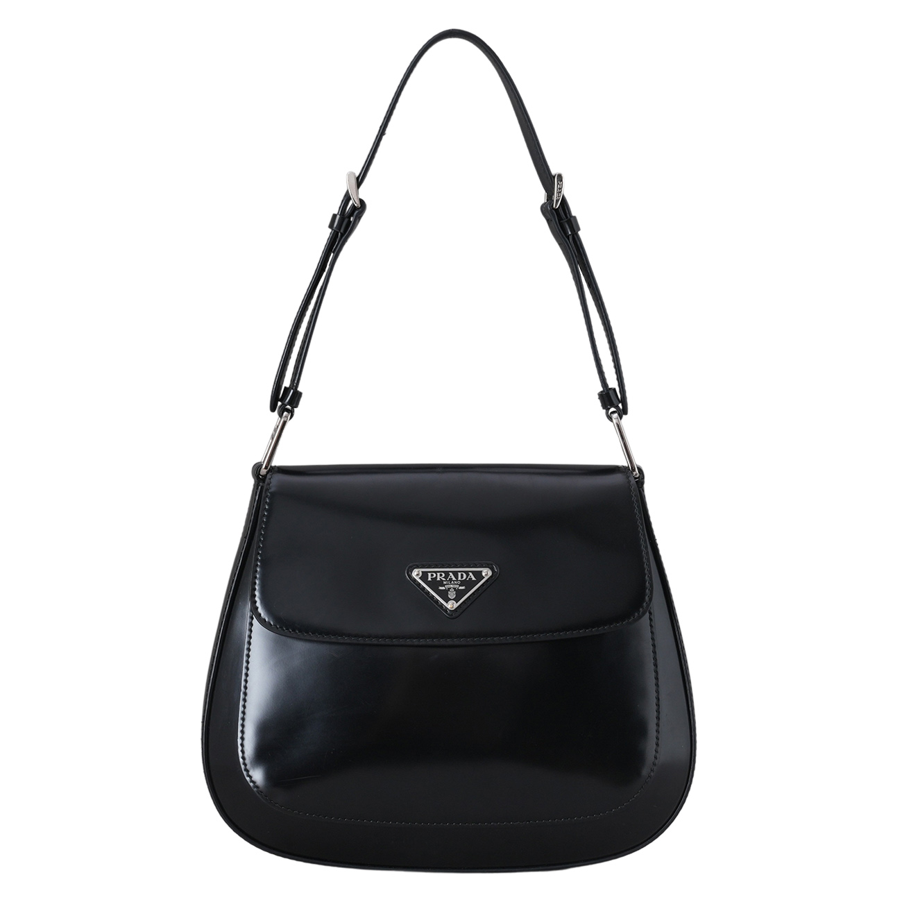 PRADA(USED)프라다 1BD303 클레오 브러시드 숄더백