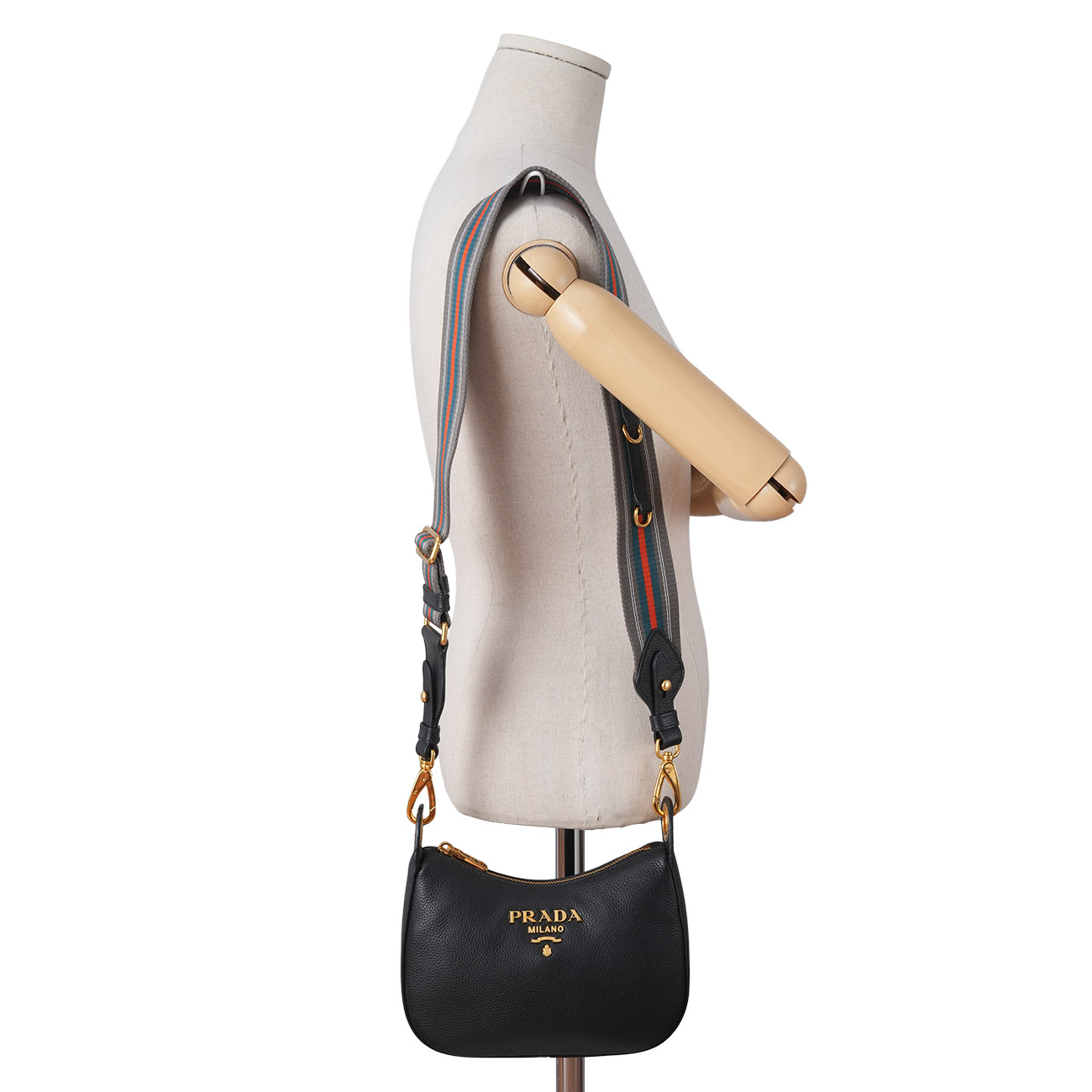 PRADA(USED)프라다 1BC200 비텔로 피닉스 호보 숄더백