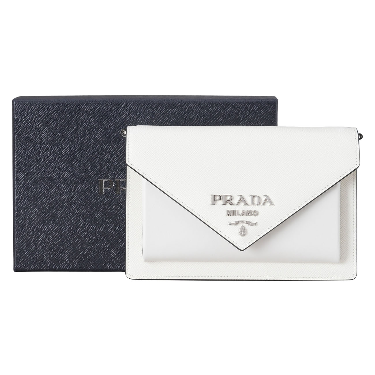 PRADA(USED)프라다 1BP020 사피아노 미니 엔벌로프 백