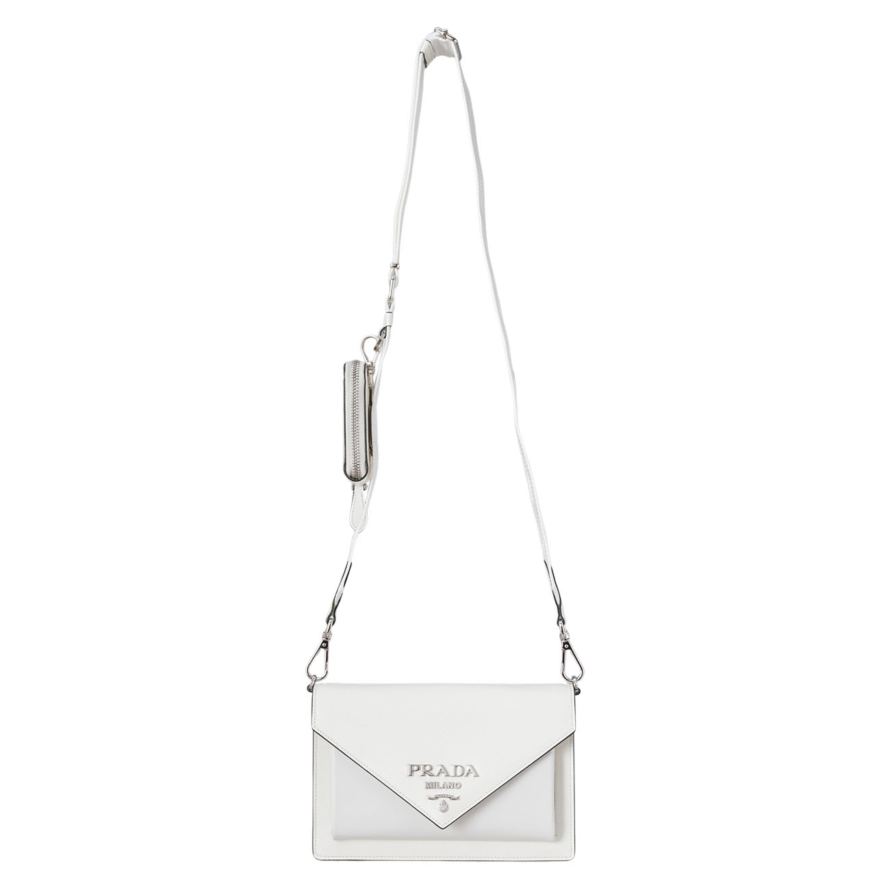 PRADA(USED)프라다 1BP020 사피아노 미니 엔벌로프 백