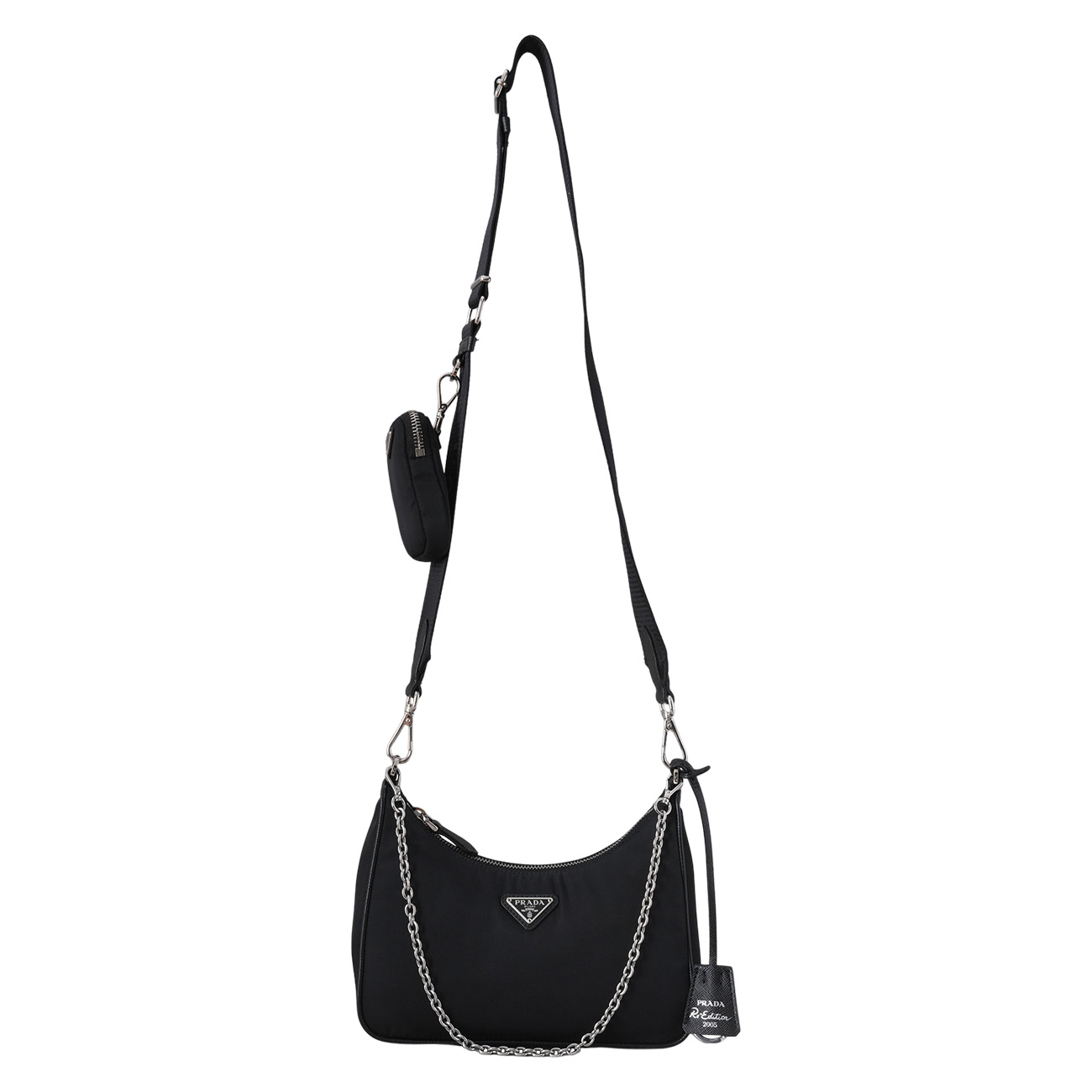 PRADA(USED)프라다 테수토 호보백 블랙