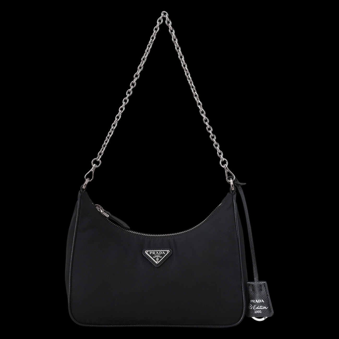 PRADA(USED)프라다 테수토 호보백 블랙