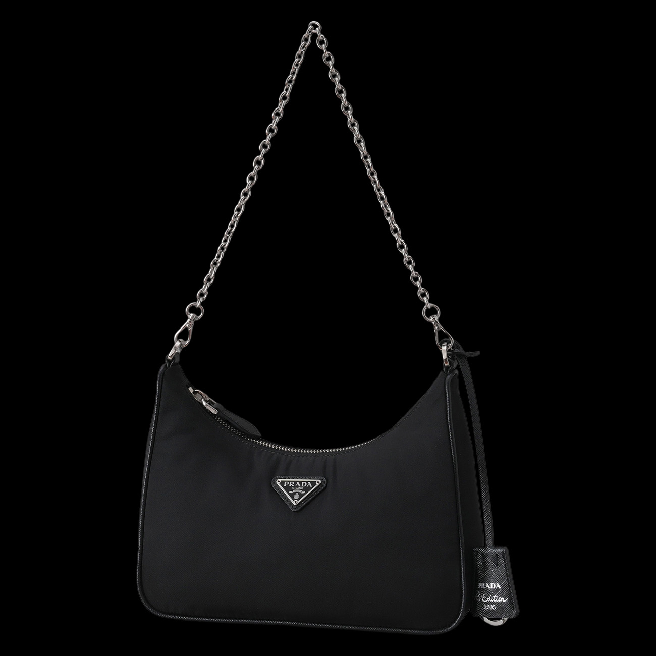 PRADA(USED)프라다 테수토 호보백 블랙