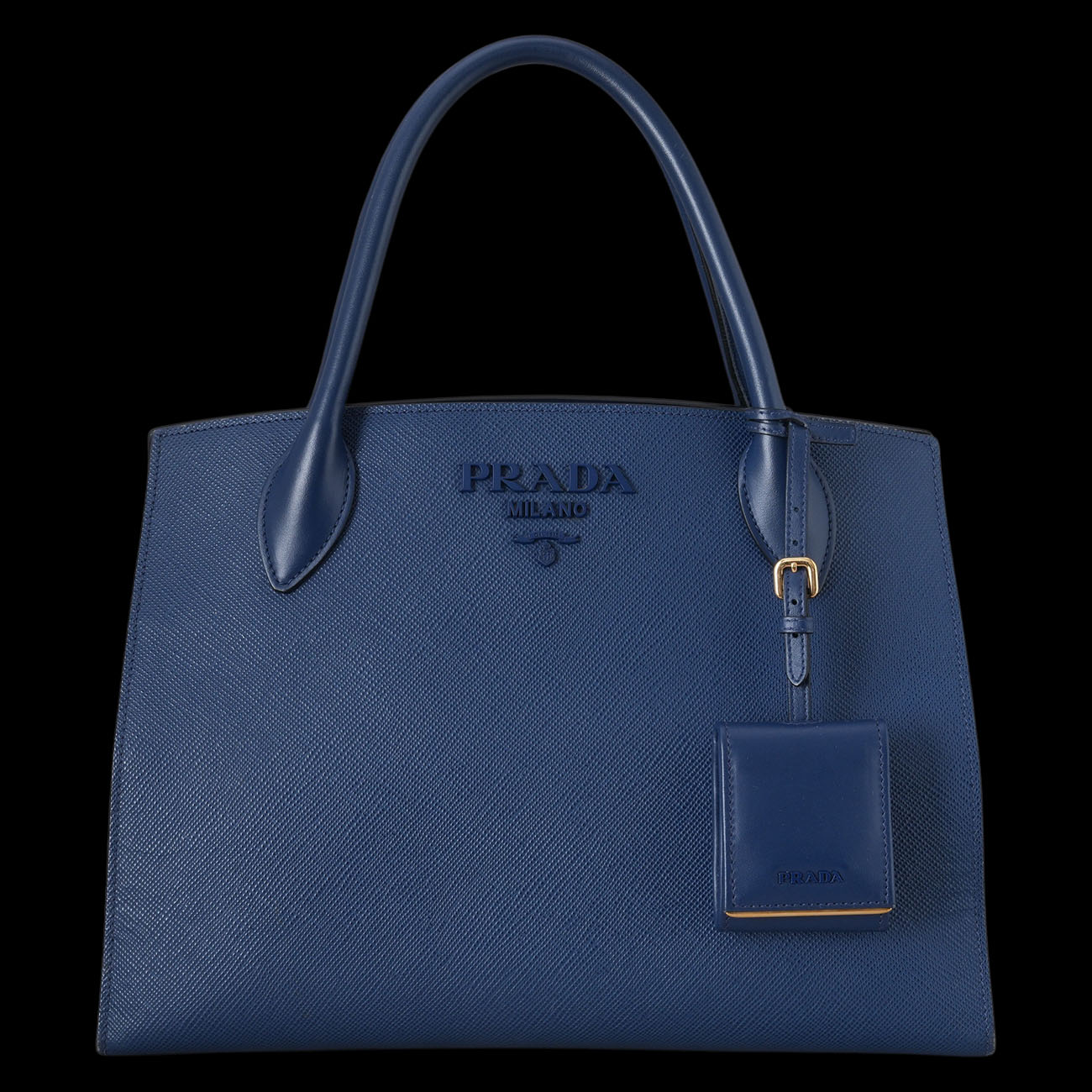 PRADA(USED)프라다 1BA155 사피아노 모노크롬 숄더백