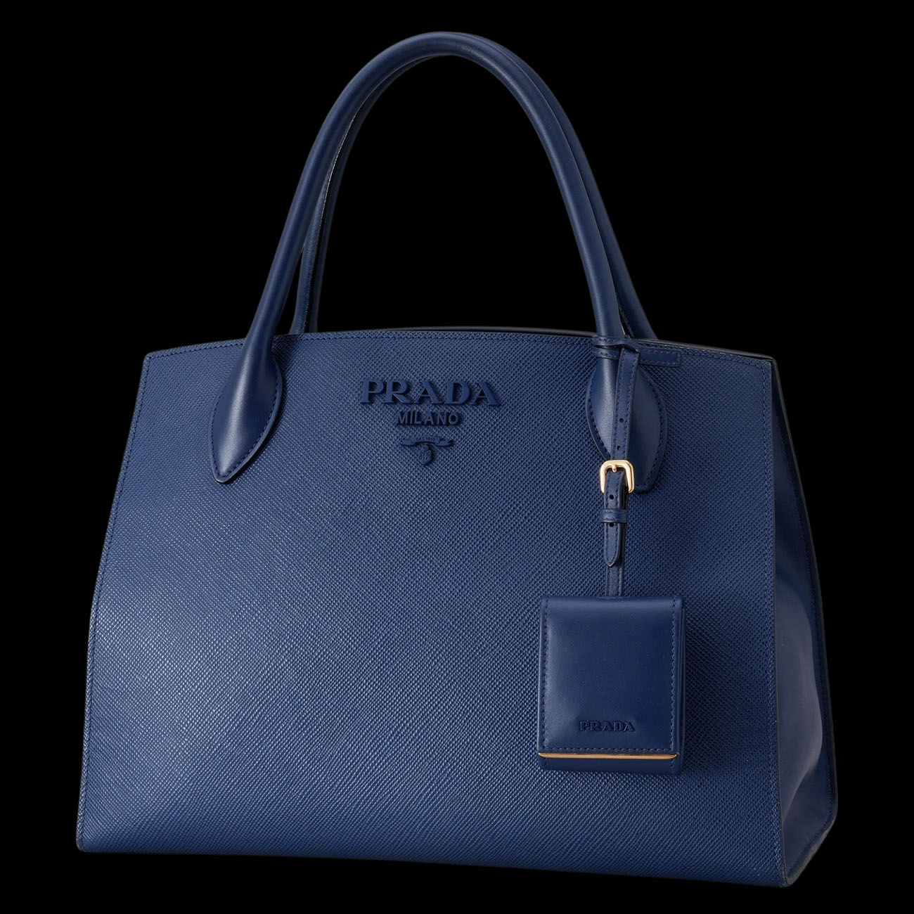 PRADA(USED)프라다 1BA155 사피아노 모노크롬 숄더백