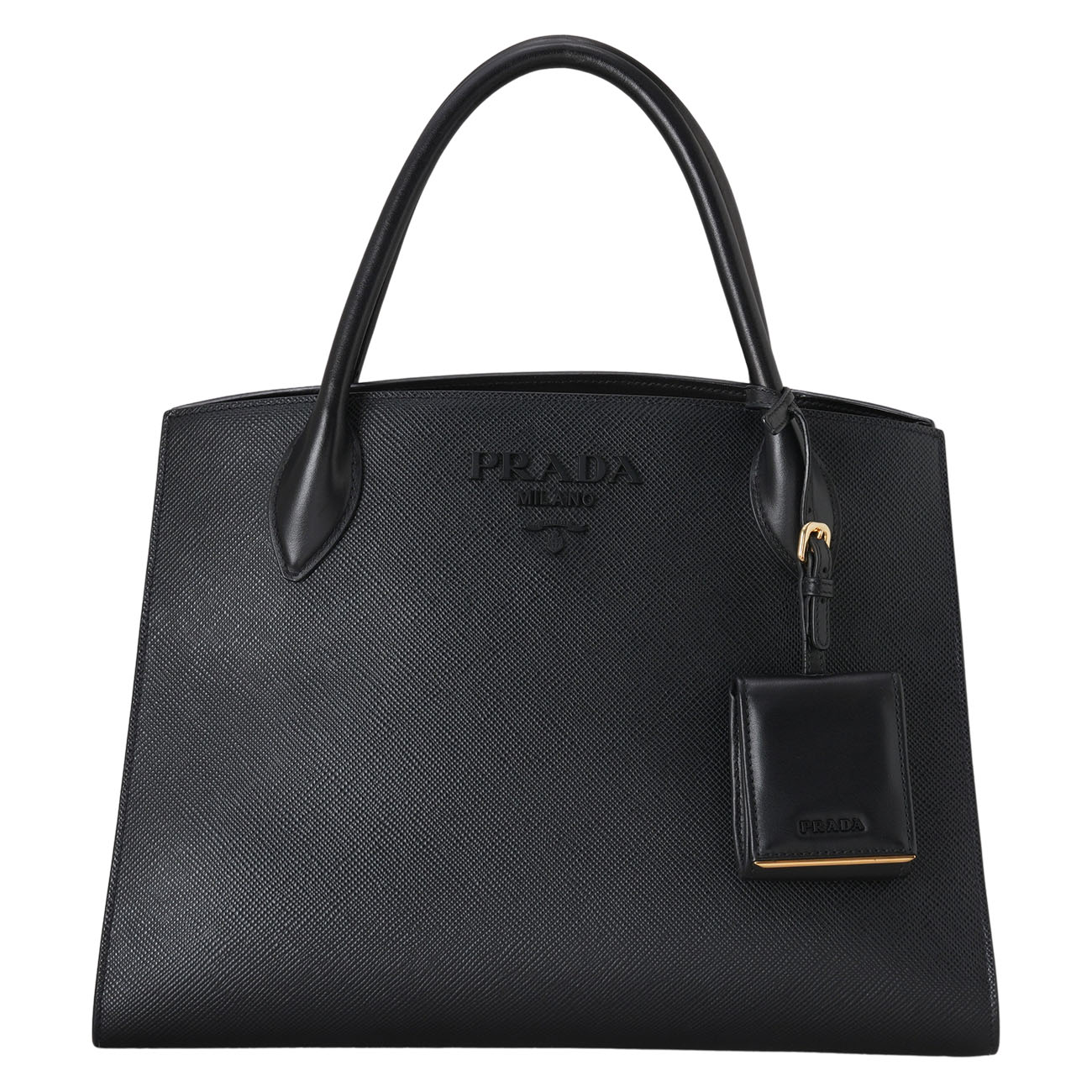 PRADA(USED)프라다 사피아노 모노크롬 토트백