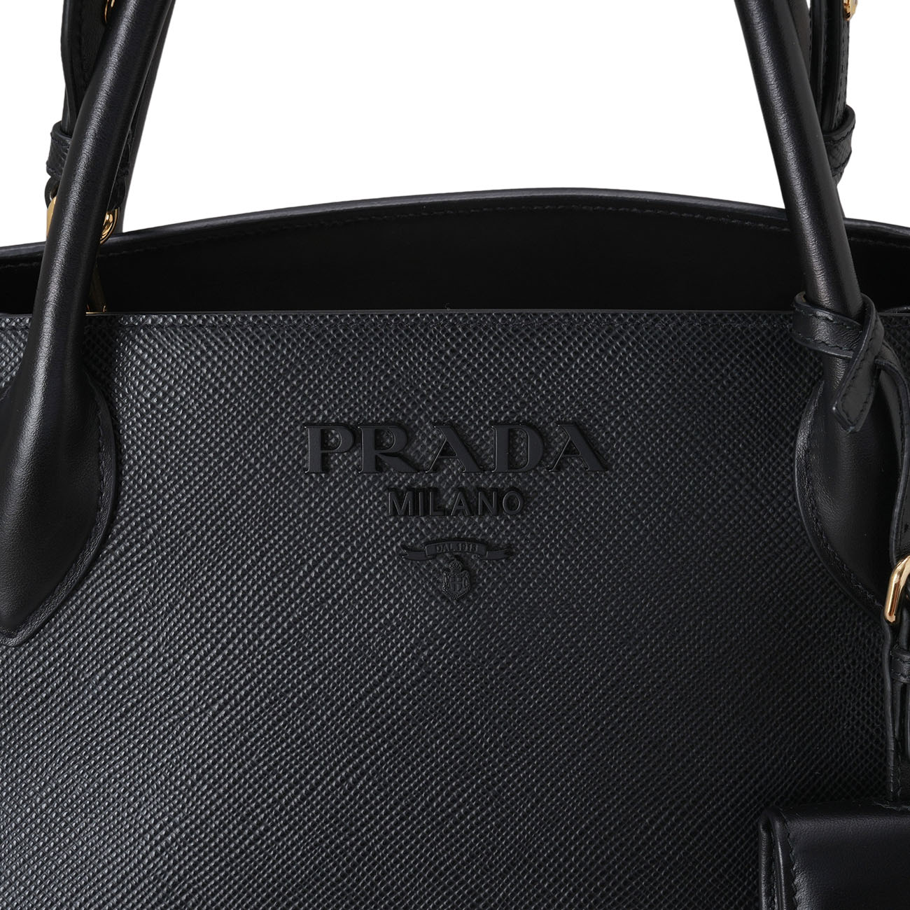 PRADA(USED)프라다 사피아노 모노크롬 토트백