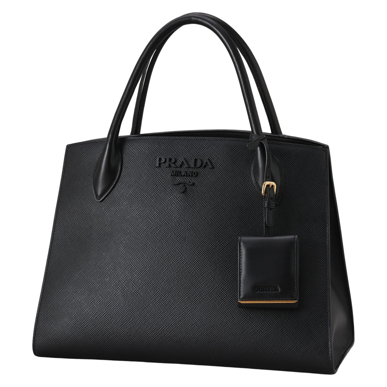 PRADA(USED)프라다 사피아노 모노크롬 토트백