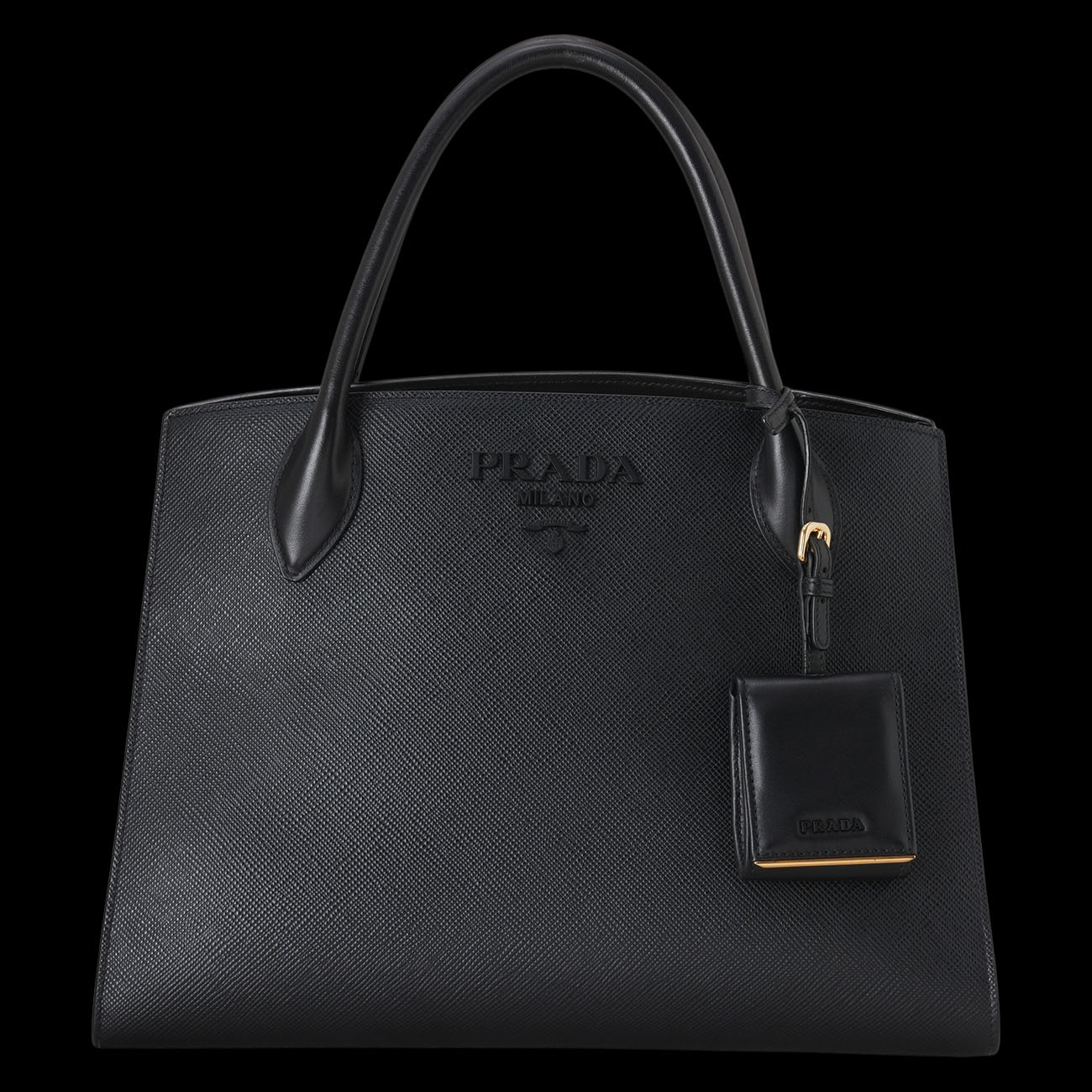PRADA(USED)프라다 사피아노 모노크롬 토트백