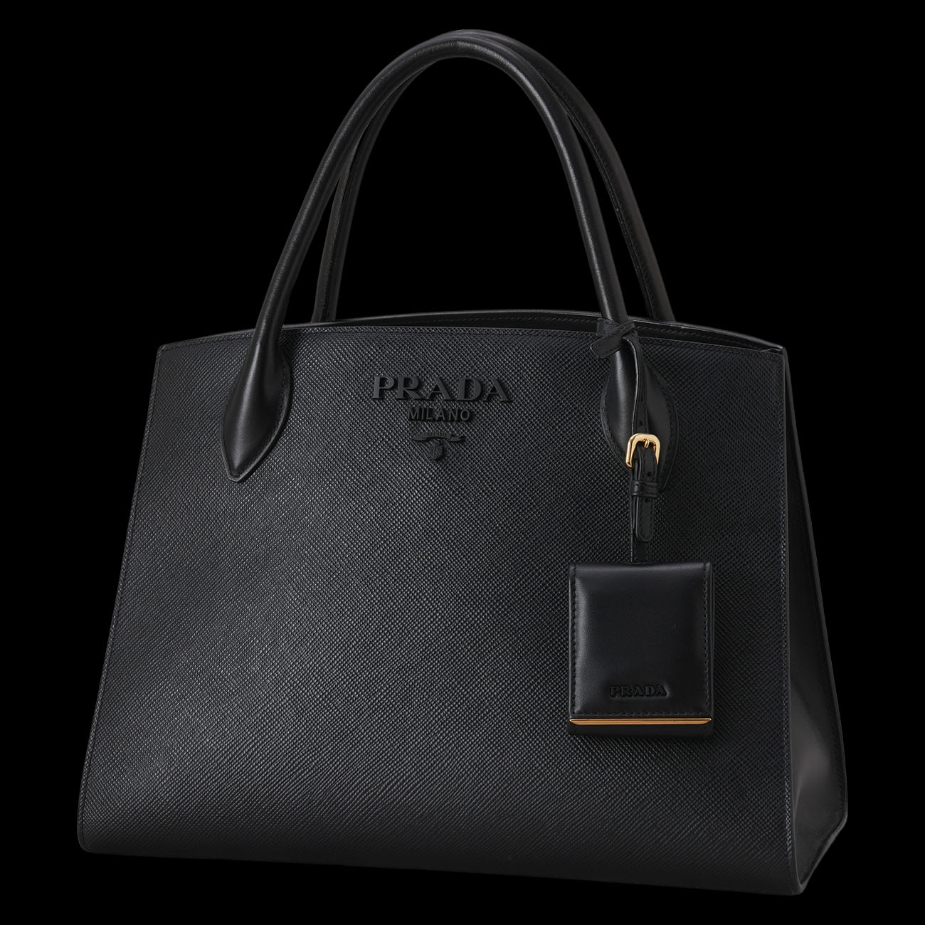PRADA(USED)프라다 사피아노 모노크롬 토트백